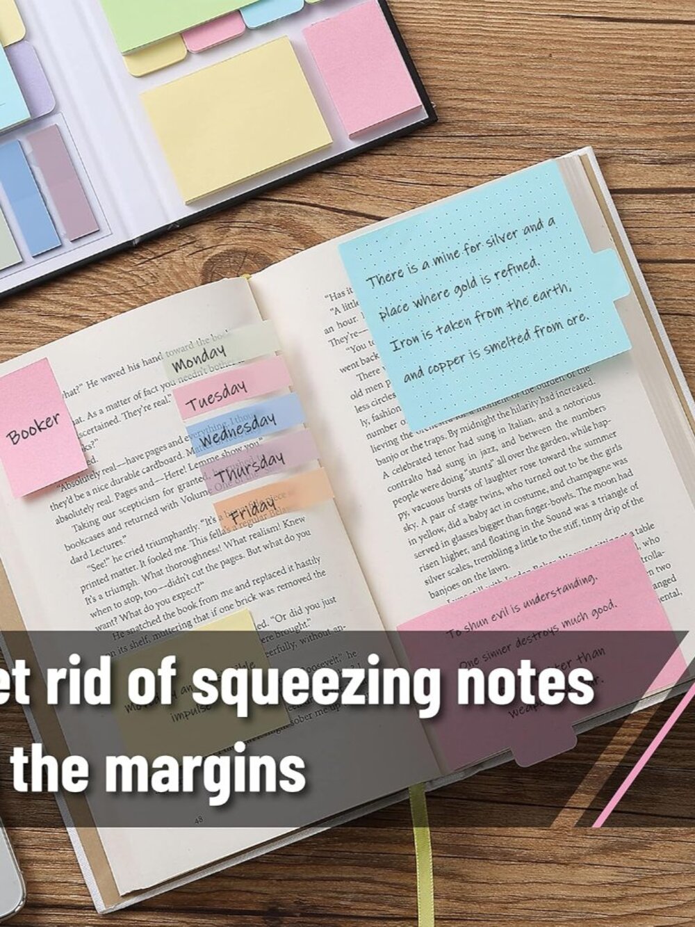 Sticky Notes Set, 410 Pack, Ruled - Picture 6 of 9